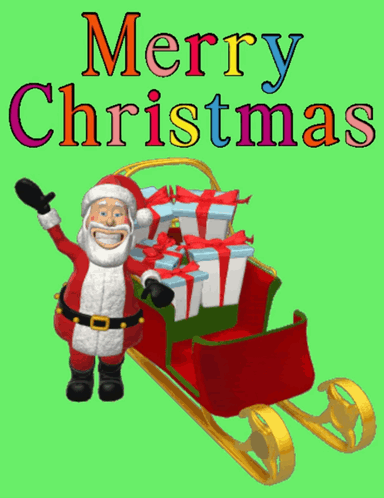 Happy Christmas Harry Santa Claus Waving GIF