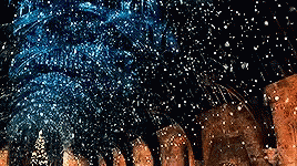 Happy Christmas Harry Snow Falling GIF