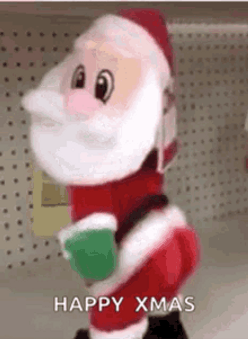Happy Christmas Santa Claus Dance Twerk GIF
