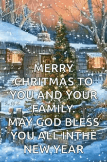 Happy Christmas To You And Your Family GIF