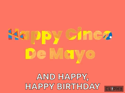 Happy Cinco de Mayo and Birthday Card