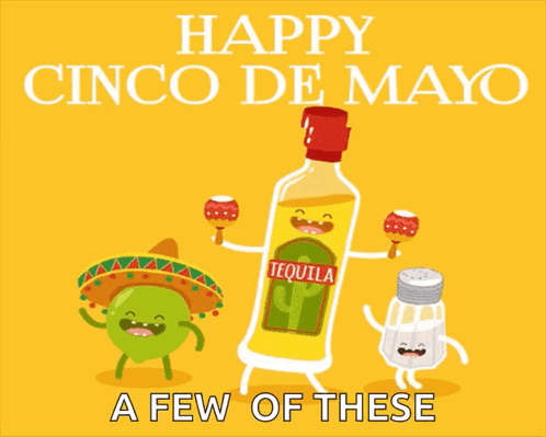 Happy Cinco De Mayo Cartoon Characters