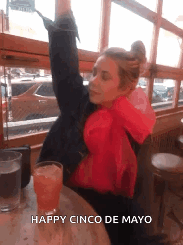 Happy Cinco De Mayo Dancing Woman GIF
