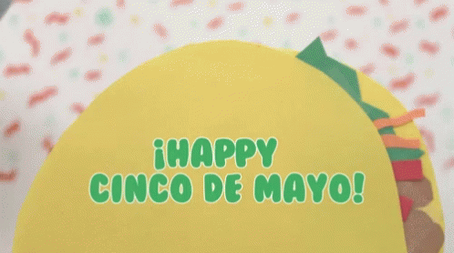 Happy Cinco de Mayo Sign With Taco