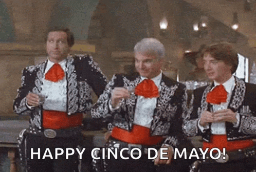 Happy Cinco De Mayo Three Amigos GIF