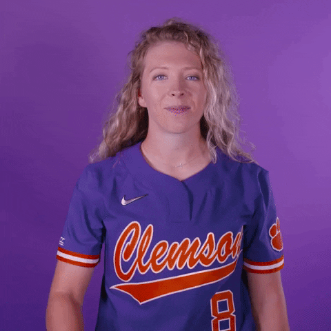 Happy Clemson Player GIF