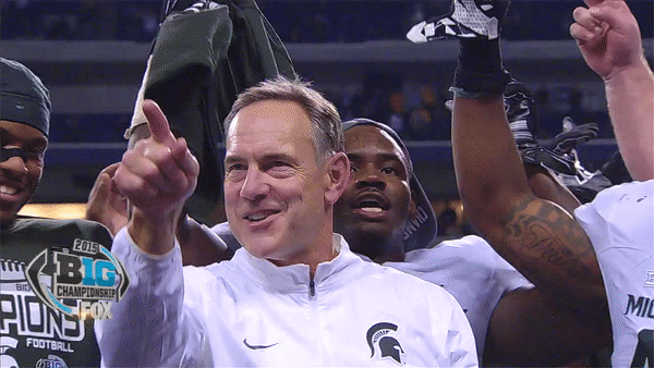 Happy Coach Pointing GIF