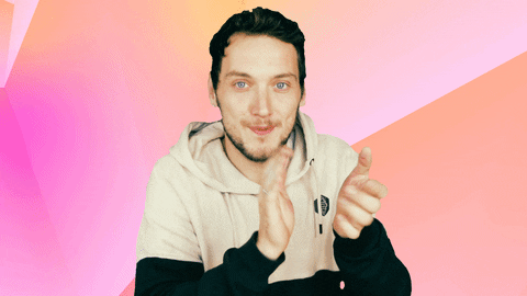 Happy Confetti Applauding GIF