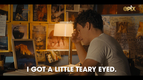 Happy Crying Cute Guy GIF