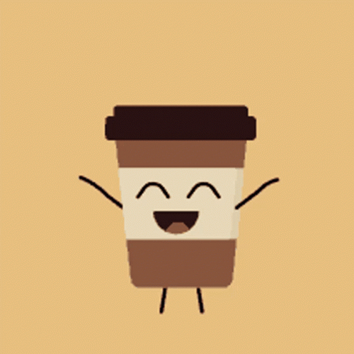 Happy Cup Of Animated Coffee Good Morning GIF