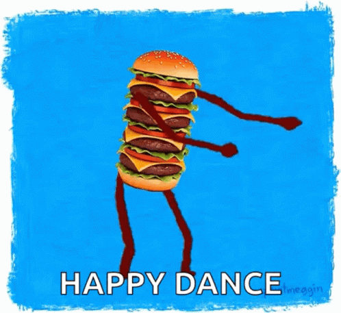 Happy Dance Burger Mountain GIF