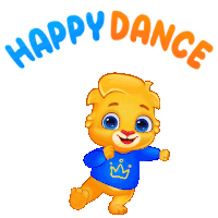 Happy Dance Dancing Sticker GIF