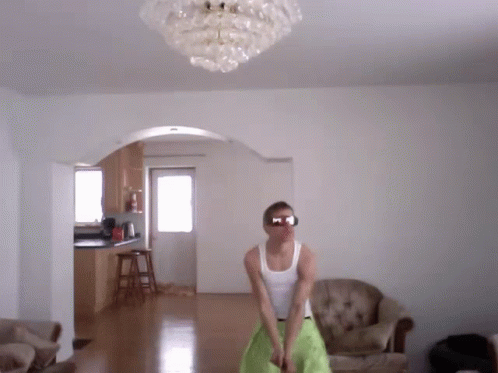 Funny Guy Happy Mc Hammer Parody Dancing GIF