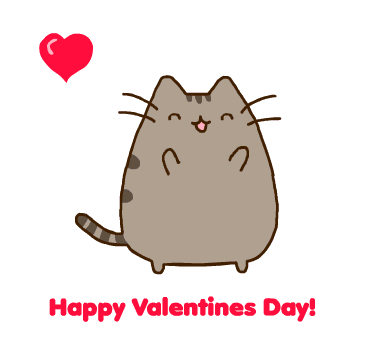 Happy Dancing Cat Funny Valentines Day GIF