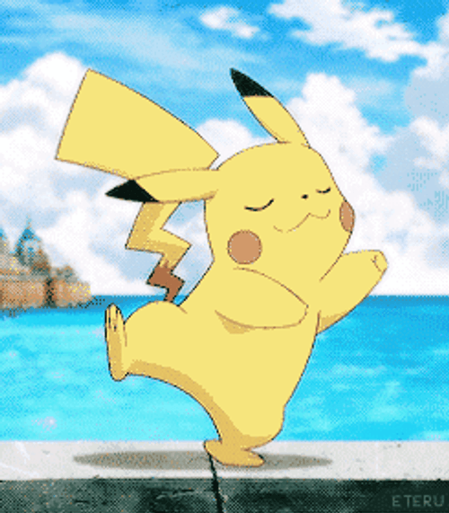 Happy Dancing Pikachu GIF