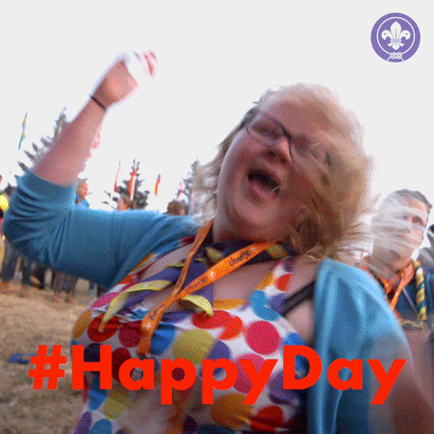 Happy Day Happy Woman Dancing GIF