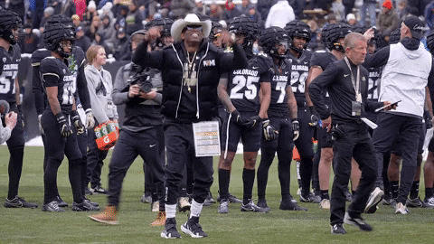 Happy Deion Sanders Coach Prime GIF
