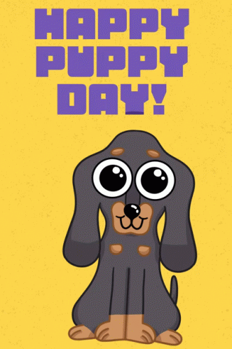 Happy Dog Pup Puppy Day GIF