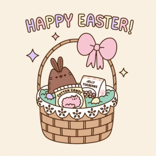 Happy Easter Basket Goodies GIF