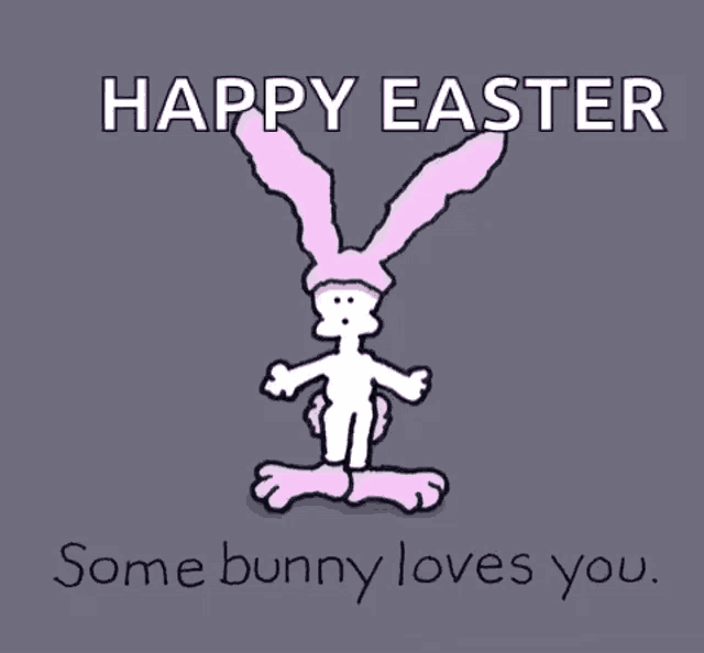 Happy Easter Bunny Love GIF