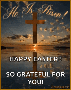 Happy Easter He Is Risen Gif GIF