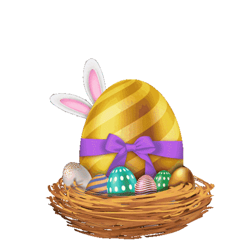 Happy Easter Sunday Bheem Sticker GIF