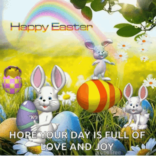 Happy Easter Sunday Day Full Of Love And Joy GIF