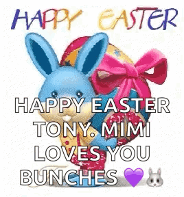 Happy Easter Sunday Tony Mimi Loves You GIF