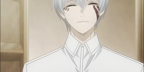 Ken Kaneki Smile Happy Ending GIF