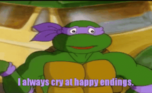 Donatello Cry At Happy Endings GIF
