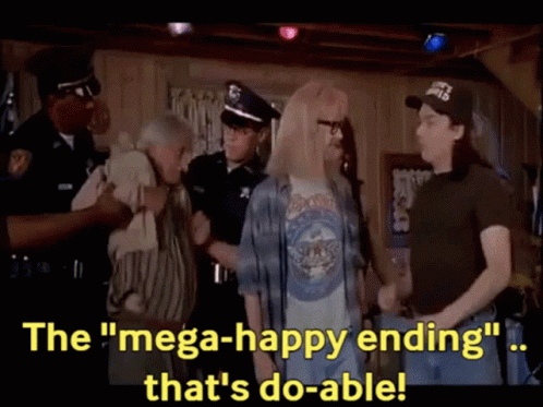 Mega Happy Ending Waynes World GIF