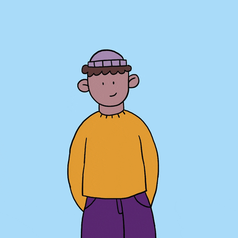 Happy Face Boy Painting GIF