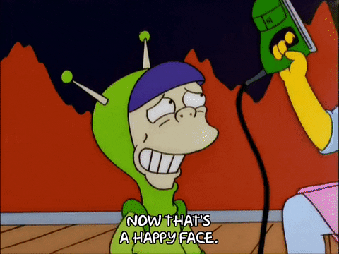 Happy Face Forced Terri Simpsons GIF