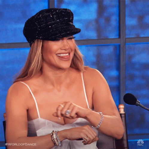 Happy Face Of Jennifer Lopez GIF