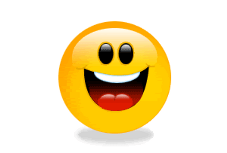 moving happy face