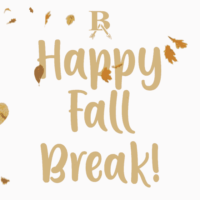Happy Fall Break Aesthetic GIF