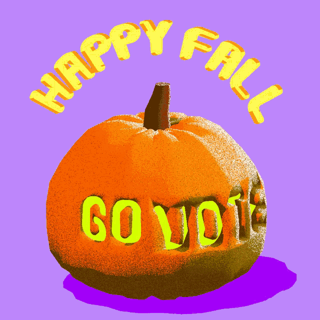 Happy Fall Pumpkin Gif GIF