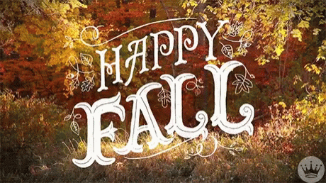 Happy Fall Sign With Crown