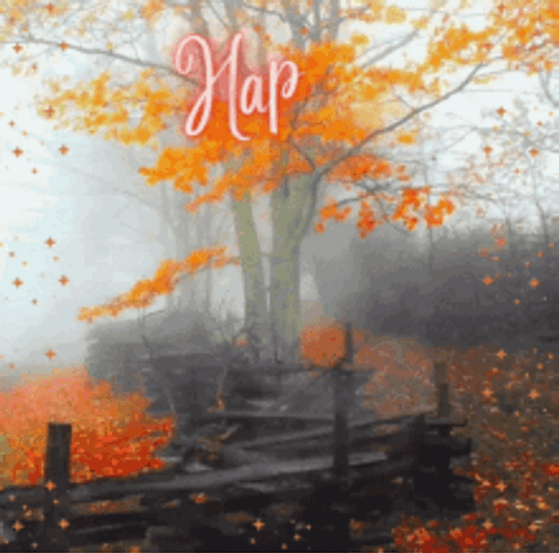 Happy Fall Y'all Sparkling Autumn GIF