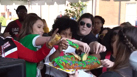 Happy Fat Tuesday Big Snack For Everyone GIF
