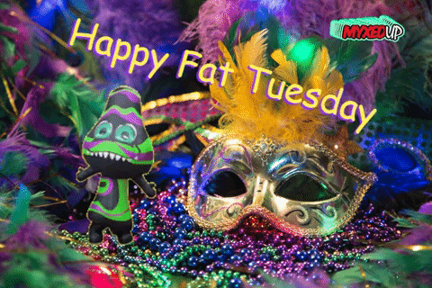 Happy Fat Tuesday Masquerade GIF