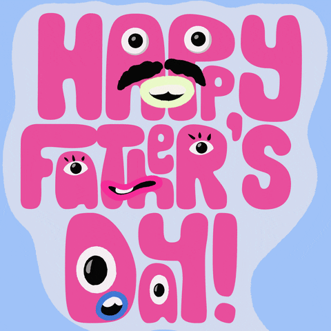 Happy Father's Day Doodle Art GIF