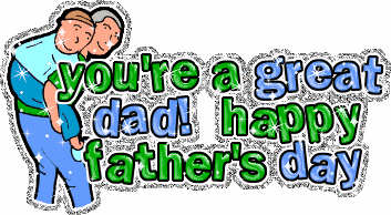 Happy Father's Day Silver Sticker GIF