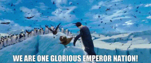 Happy Feet Glorious Emperor Nation GIF