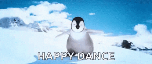 Happy Feet Penguin Happy Dance GIF