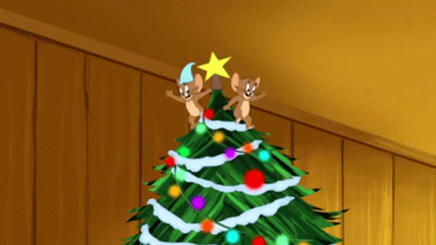 Happy Festivus Christmas Tree GIF