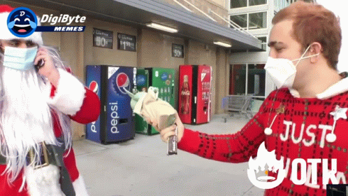 Happy Festivus Santa GIF