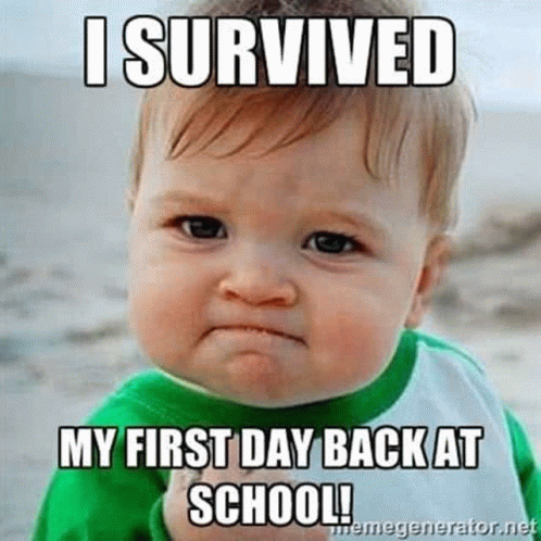 Happy First Day Of School Determined Little Kid GIF