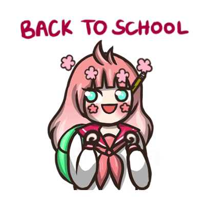 Happy First Day Of School Excited Anime Girl GIF
