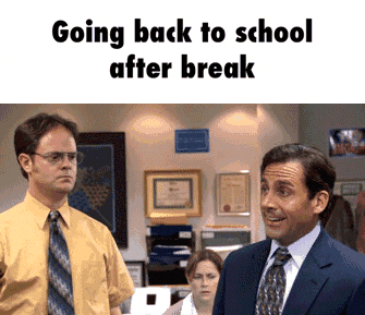 Happy First Day Of School The Office GIF